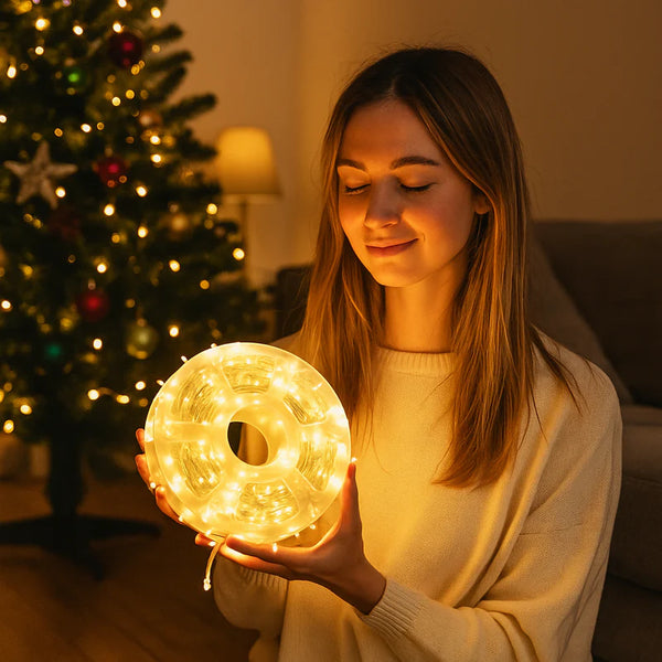 🎄 Luz mágica de Navidad - Compre 1 y Reciba 2 rollos de 15 m con 400 leds - ¡Oferta Black Friday!