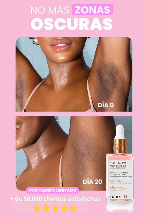 ACEITE TRULY ORIGINAL + 1 Regalo - Aclara, Hidrata y Suaviza tu zona íntima y axilas - ÚLTIMAS UNIDADES EN STOCK