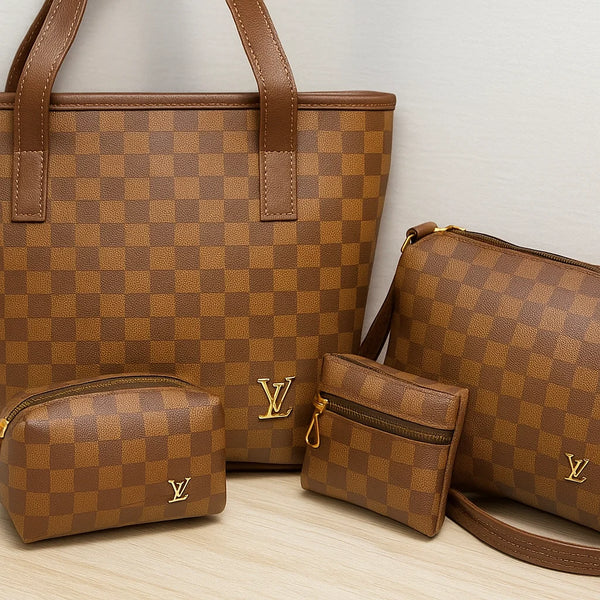 Bolso De Mano Cuadros LOUIS VUITTON 4X1 - ¡ÚLTIMAS UNIDADES!