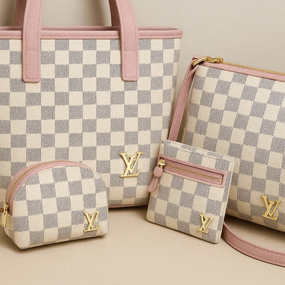 Bolso De Mano Cuadros LOUIS VUITTON 4X1 - ¡ÚLTIMAS UNIDADES!